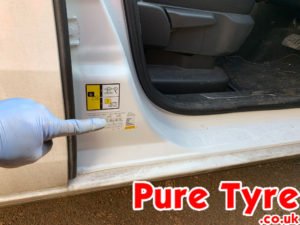 Citroen C Picasso Tyre Pressure Placard Location Pure Tyre