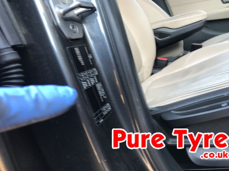 BMW-2-Series-Tyre-Pressure-Placard-Location | Pure Tyre 01603 462959