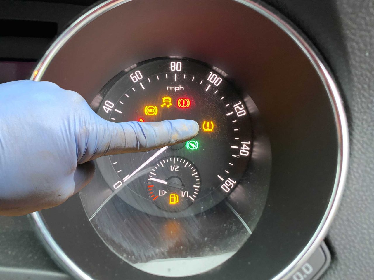 Skoda Yeti Tyre Pressure Warning Light Reset Light Pure Tyre 01603 462959 0064